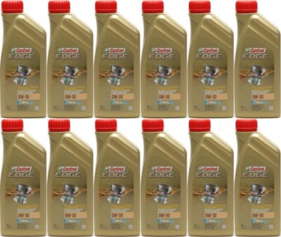 Castrol Edge 0W-30 Fluid Titanium (ex. FST) Motoröl 12x 1l = 12 Liter