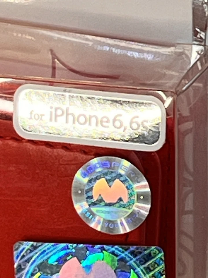 Goospery iPhone 6/6s Mansoor бумажник дневник чехол красный новый, никогда не использовался. - Изображение 2 из 4