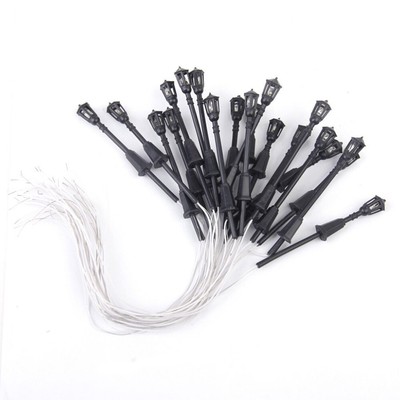 20 PCS LED -Gartenlichtmodell Sandtisch Geführt Sechseckige Lampe