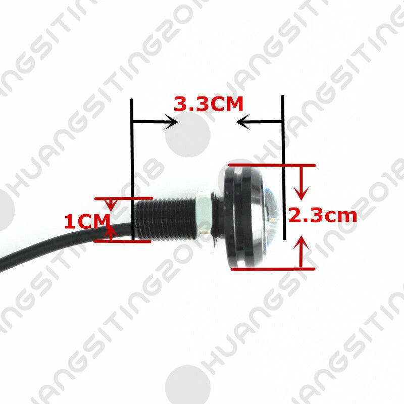 4X Bright White LED Eagle Eye Under Boby Lighting  For ATV Quad 4x4 Off Road 12V - Image 2 of 4
