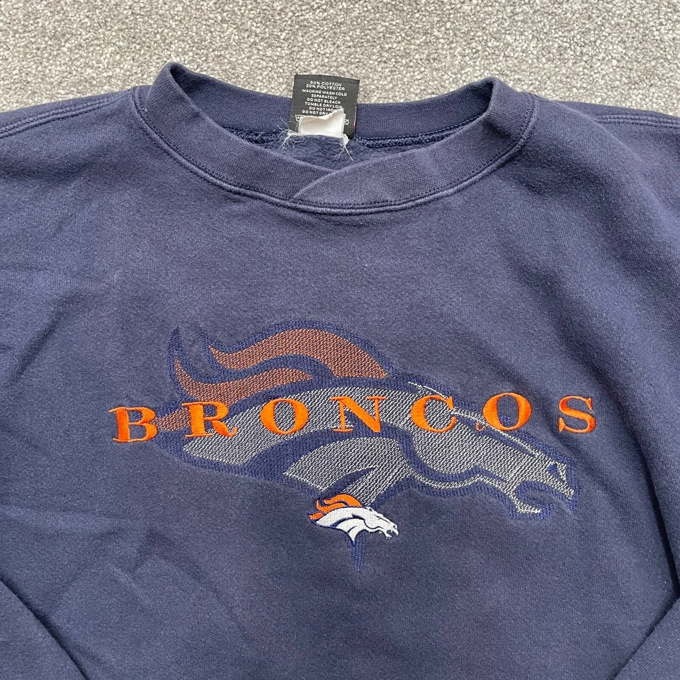 Suéter DE COLECCIÓN Denver Broncos Adulto XL Extra Grande Azul Starter EE. UU. 90s Foto 2 de 4