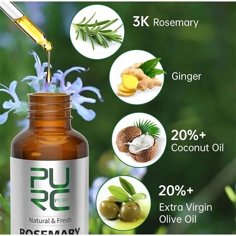 PURC 3k Rosemary Oil For Hair growth With Ginger Extract Hair