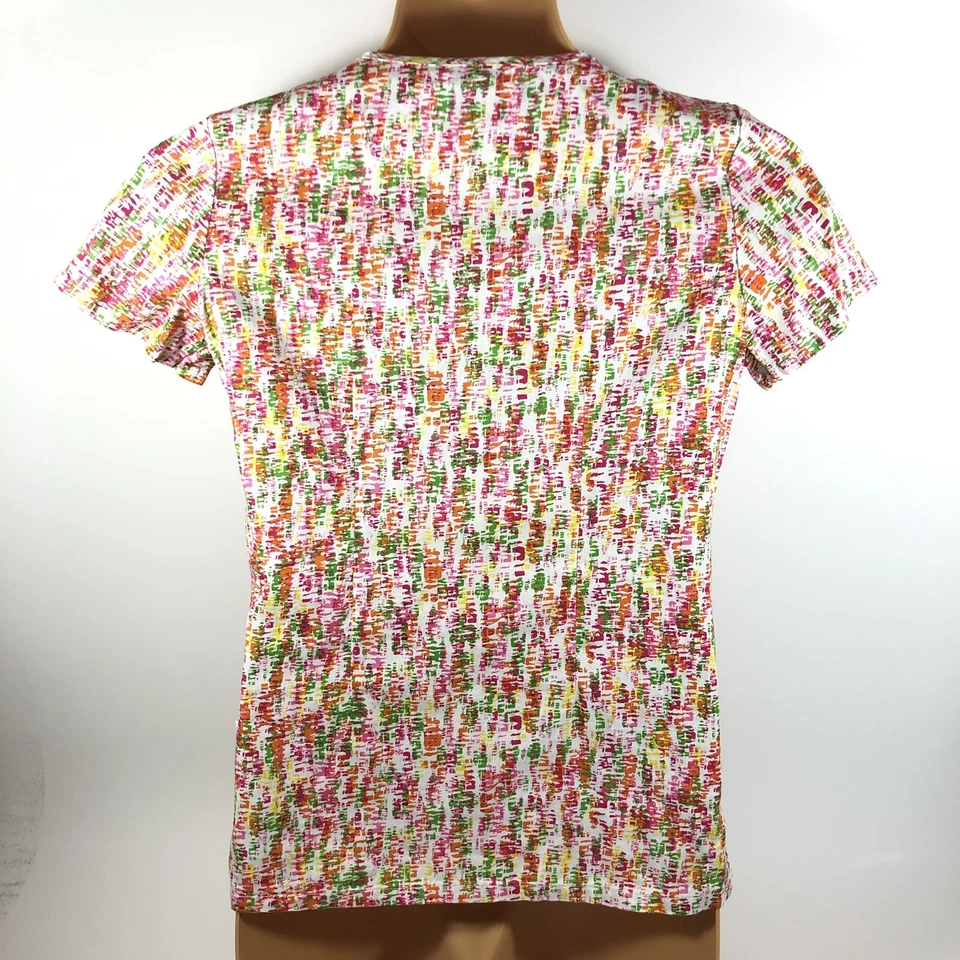 Peaches Scrub Top Printed Women’s Small S - Image 2 of 3