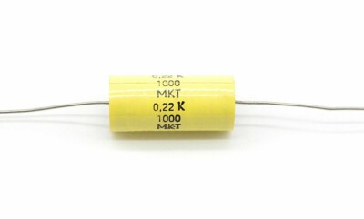 1 MKT Cap 0,22 K 1000 /Kondensator - 3 cm - AV001990