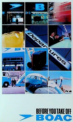 BOAC Before You Take Off Booklet 1971 Airlines Flight