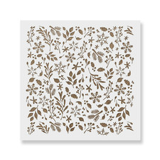 Snowflakes And Leaves Craft Stencil - Durable  Reusable Mylar Stencils