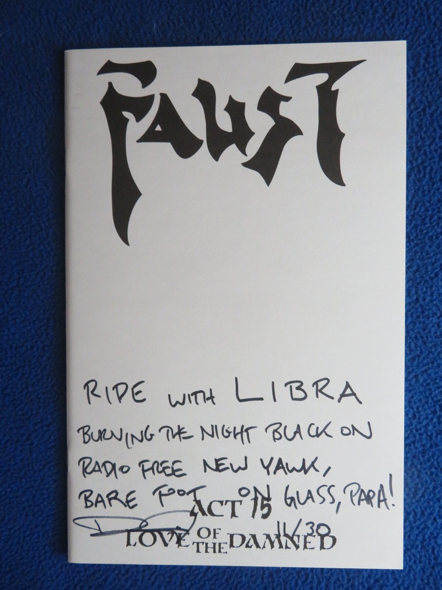 FAUST LOVE OF THE DAMNED #15 SKETCH COVER LTD #11/30 SIGNED QUINN