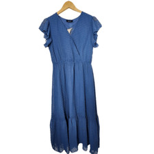 Boutique fashion dress faux wrap midi Boho size medium New