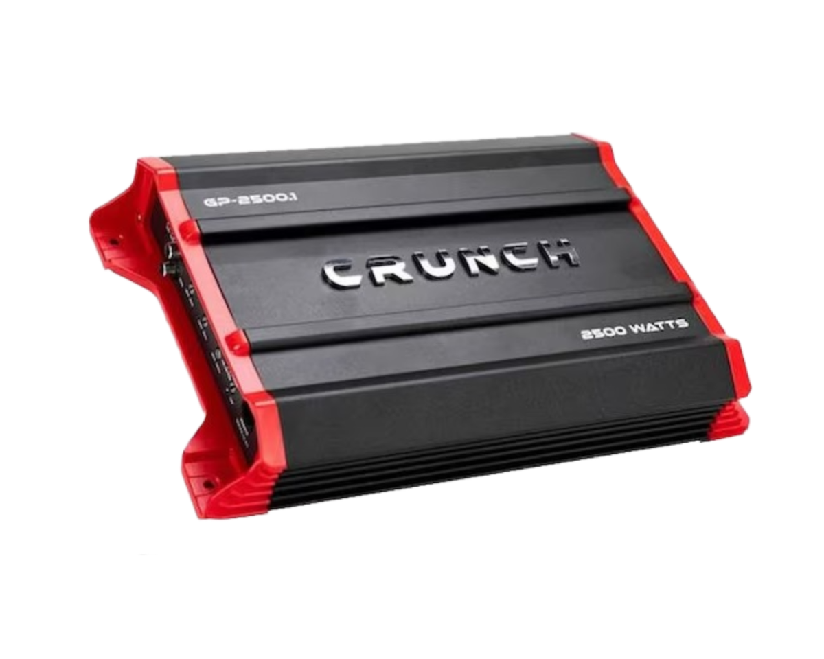 Crunch GP-2500.1 Ground Pounder 2500 Watt Mono Subwoofer Amplifier