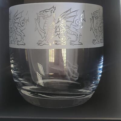 Candle Holder Decorated Welsh Dragon Sandblast Tea Light Ornament Gift Animo