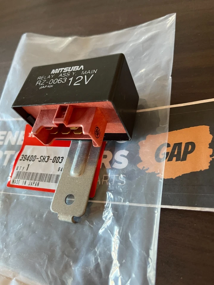 Genuine HONDA OEM Civic CRX Si DX HF 1988-1991 Main EFI Fuel Relay 39400-SH3-003 - Image 3 of 4