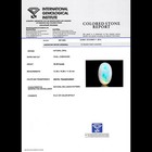 35.39 Ct IGI Certified Natural Ethiopian Opal White Oval Cabochon Cut — photo 2
