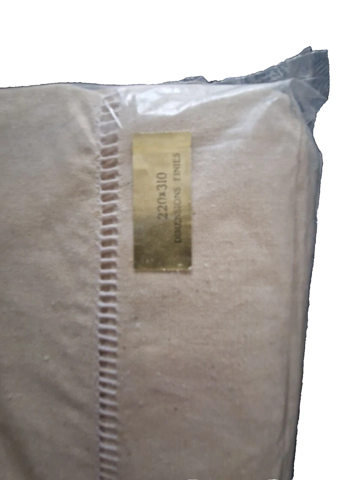 Drap ancien, parure de lit,métis,220x310 cm neuf dans son emballage - Photo 3/3