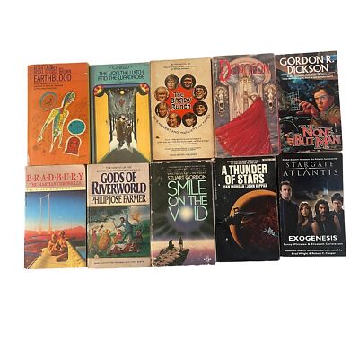 Vintage & Newer Sci-Fi, Fantasy and Fiction 20 Paperback Lot [3/20