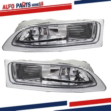 Fog Light Assembly For Toyota Sienna 2004-2005 Left and Right Clear Lens W/Bulbs