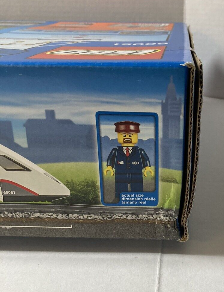 Lego City High Speed Passenger Train 60051 610 Pcs New Sealed