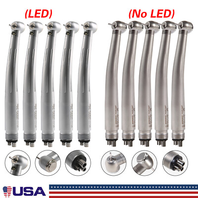 1-5 NSK Style Dental Fiber Optic LED E-generator/ High Speed Handpiece 4HOLE