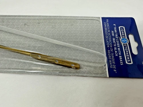 NEW Jones Stephens Heavy Duty Tank Trip Lever Brass Arm W/ Metal Spud Bronze 8" - Picture 3 of 4