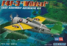 HobbyBoss 80219 Grumman F4F-3 Wildcat 1/72 Scale Plastic Model Kit