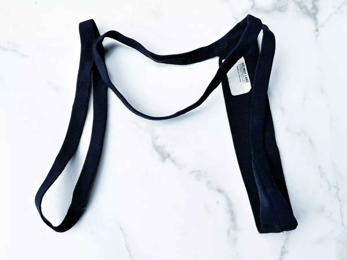 HELMUT LANG Vintage- Runway Archive Harness AW SP 03/04 Bondage Holster Black