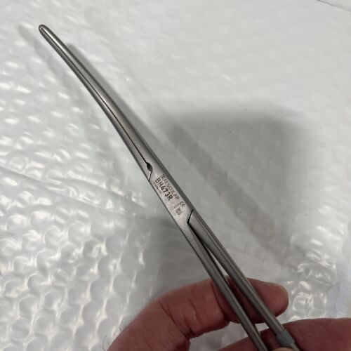 Aesculap BH473R Pean Hemostatic Forceps Long Curved Serrated Jaw, 10 1/4" (Z) - Picture 2 of 4