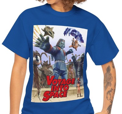 Voyage Into Space (1970) T-Shirt Giant Robot Johnny Sokko Aliens