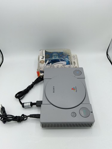 SONY PLAYSTATION 1 PS1 FAT CONSOLE COMPLETA VINTAGE PAL ORIGINALE + JOYPAD COMP - Foto 3 di 15