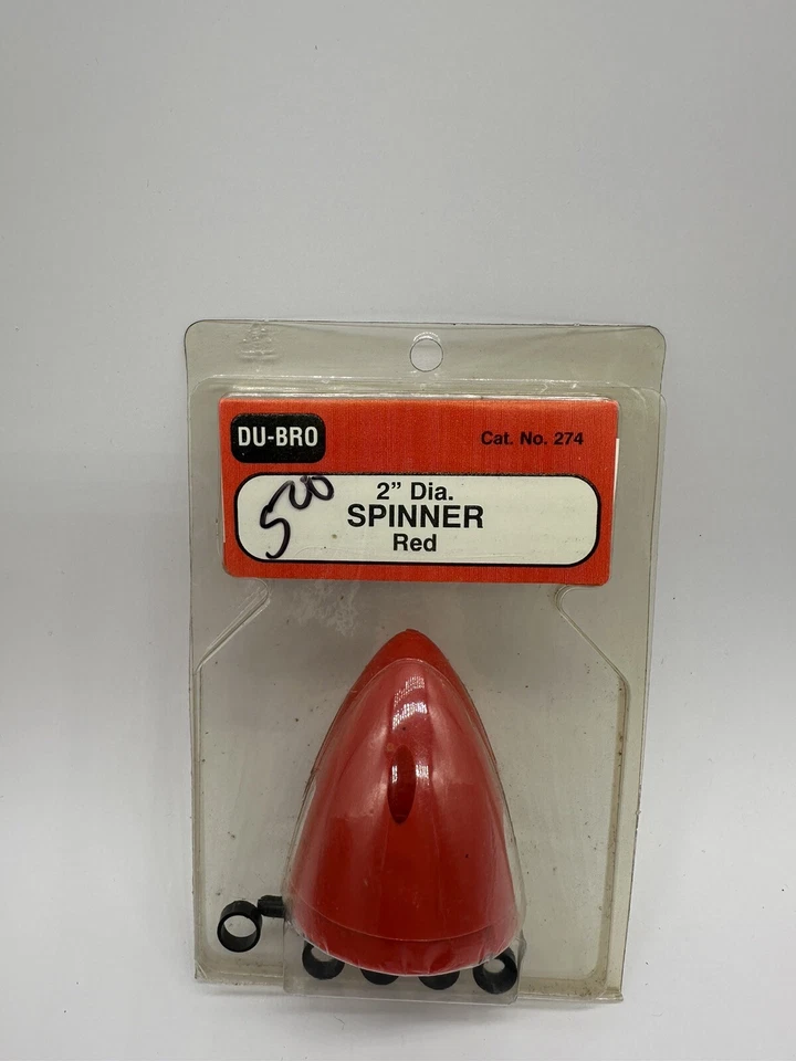 NOS Vintage DU-BRO 2" #274 DIÁMETRO Negro 4 Pin SPINNER Foto 2 de 4