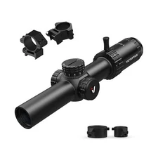 S6 1-6x24i Fiber LPVO Scope 6 Levels Intermittent red LPVO Edge-to-Edge Image...