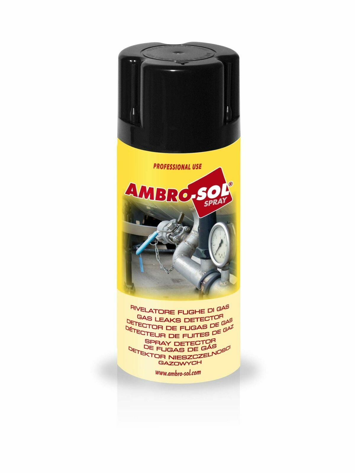 Ambro-sol Rivelatore di fughe di gas 400 ml spray metano aria compressa GPL