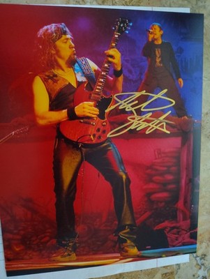 Iron Maiden Signed Adrian Smith Signed 8x10 Photo Brave New World Era