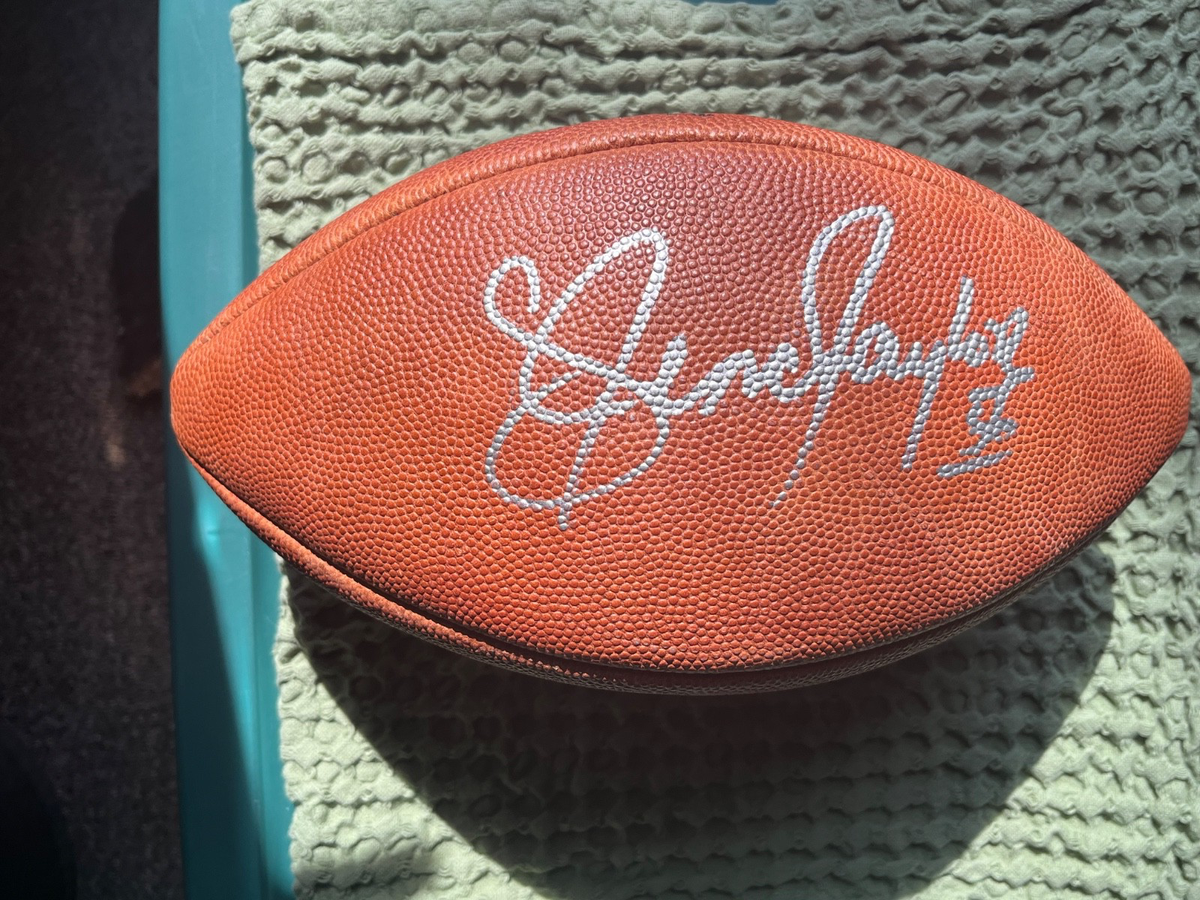 Lawrence Taylor Signed Beautiful Official Wilson NFL Football JSA