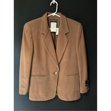 Harve Benard Camel Brown Single-Button Women's Blazer-4P