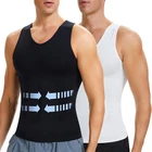 Men's Slimming Compression Vest Body Shaper GYM Shirts Tummy Control Shaper