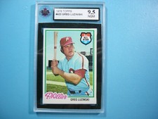 1978 TOPPS MLB BASEBALL CARD #420 GREG LUZINISKI KSA 9.5 NEAR GEM MINT TOPPS GL