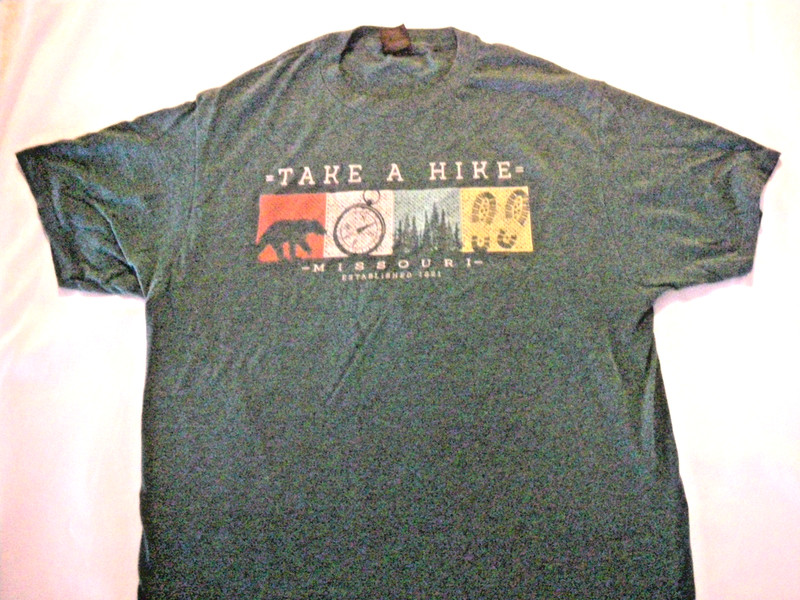 Tee Shirt "Take A Hike Missouri" Size XL
