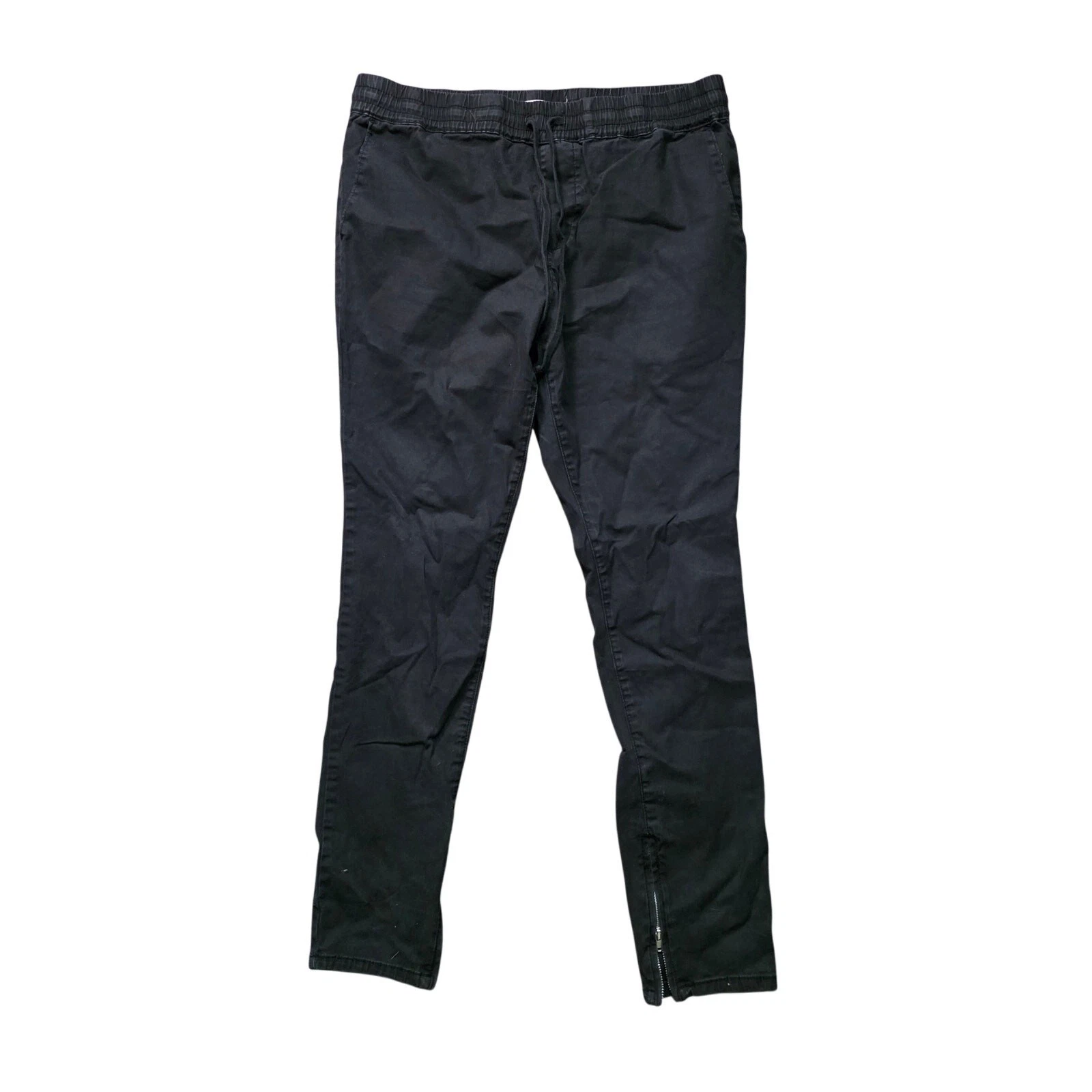 PacSun Jogger Pants Men L Short Black Drawstring Casual Streetwear