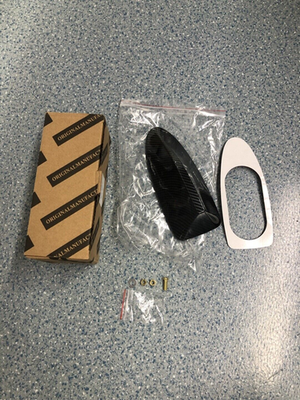 #ad Carbon Fiber Shark Fin Roof Antenna Car AUTO Aerial FM AM Radio Signal Universal $8.89