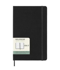 Image of MOLESKINE 2026-2027 18 MONTH WEEKLY NOTEBOOK DIARY LARGE BLACK HARD SEALED 21X13