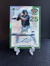Dean Curley 2025 Panini Prospect Edition #148 Green Prizm Autograph Guardians