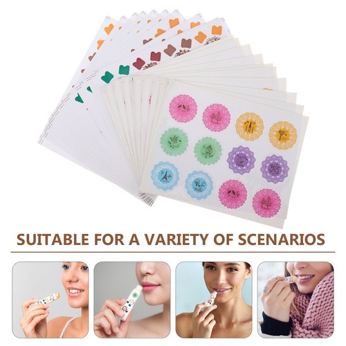 20 Pcs Handmade Soap Stickers Lip Gloss Label Custom Lipgloss Tube Labels - Afbeelding 8 van 12