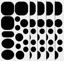 5 Sheets Down Jacket Repair Patch, Black Self Adhesive Nylon Repair Patch Tape W