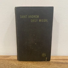 St Andrew Daily Missal 1956 Catholic Pub. EM Lohmann Co MN Liturgical Apostolate