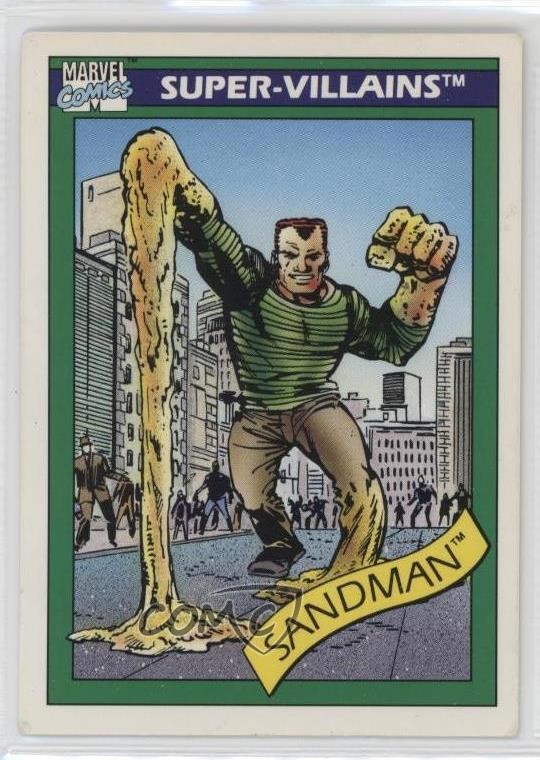 1990 Impel Marvel Universe Super-Villains Sandman #66 1j01