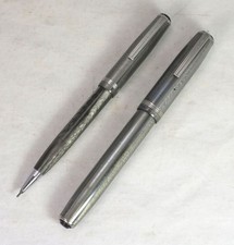 Vintage Esterbrook J Gray Fountain Pen and Mechanical Pencil