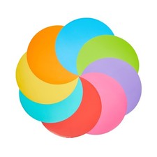 24 Pack 11 Inch Dry Erase Dot Circles Whiteboard Marker Removable Vinyl Dot