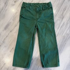 Baby Gap Toddler Boys Green 2T Trousers Chinos Adjustable Waist Spring Summer