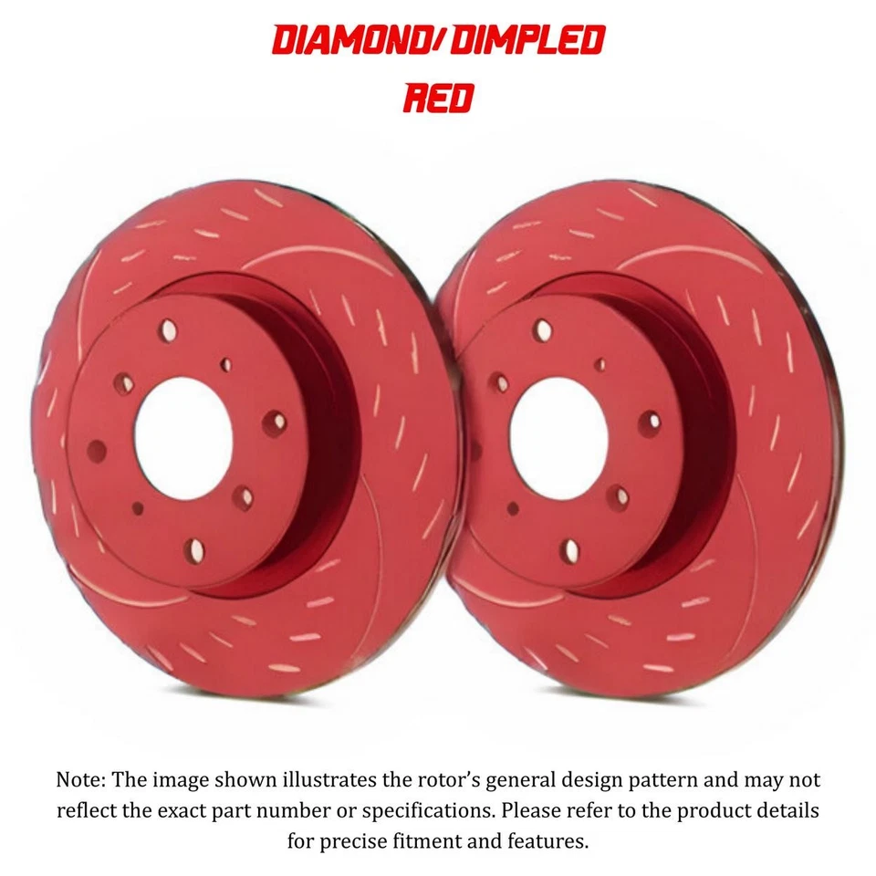 Front Disc Brake Rotor Set for 1983-1985 Dodge Ram 50 - Image 3 of 4