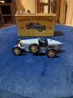 Vtg Matchbox Lesney, Y-6, Type 35, Blue Supercharged Bugatti diecast car,
