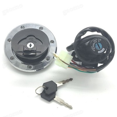 Fuel Gas Cap Ignition Switch Lock Set Fit For Kawasaki Ninja ZX9R